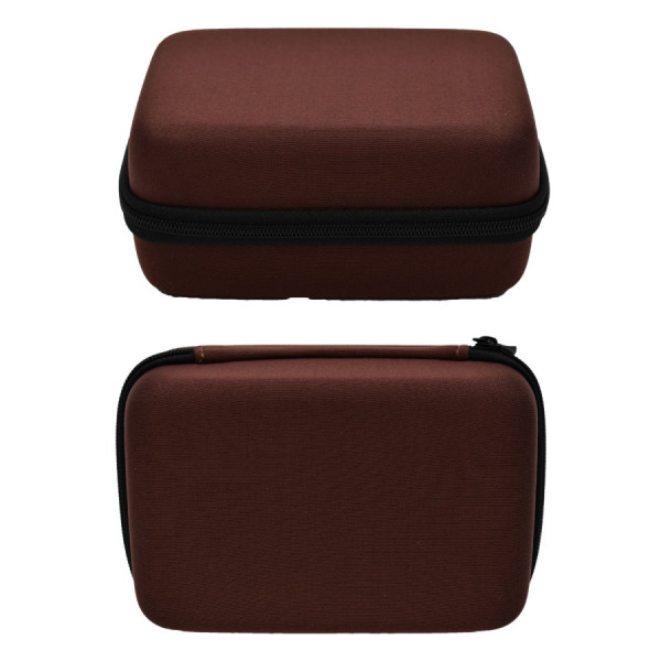 Boite de rangement coquée couleur marron 